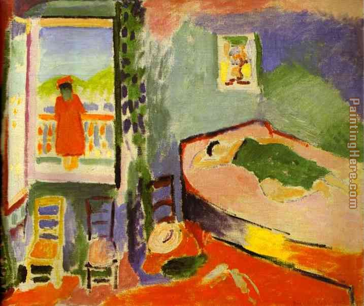 Interior at Collioure painting - Henri Matisse Interior at Collioure art painting